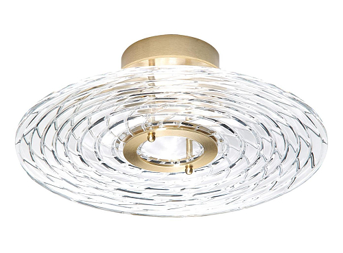 Ripple Soft Gold Crystal Wall Lamp