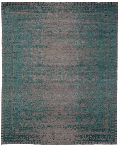 Exclusive Hand-Knotted Rug Ferrara Blue