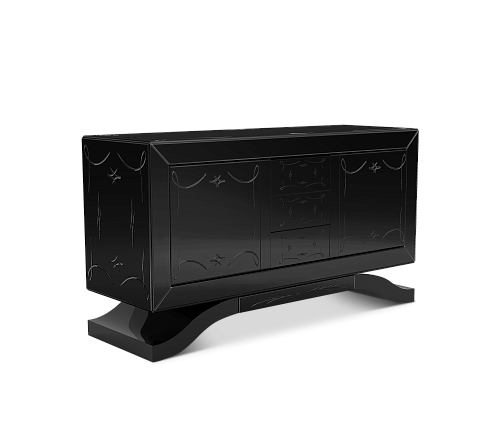 Cosmopolitan Black Sideboard