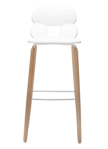 Nube W SG-80 White Bar Stool