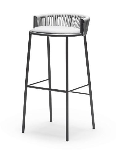 Millie SG-80 Light Grey Outdoor Bar Stool