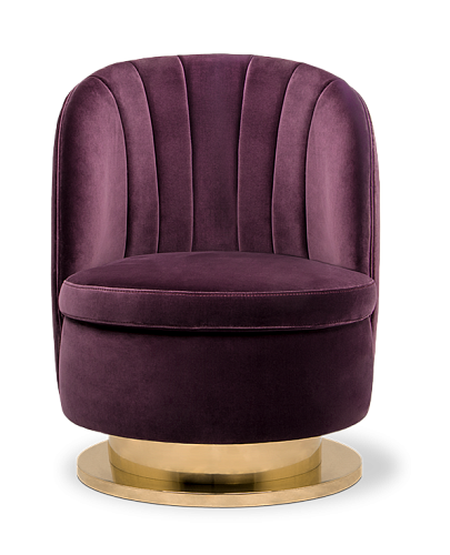 Galen Purple Single Sofa