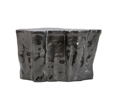 Horizon Black Ceramic Side Table