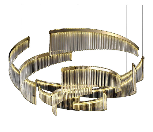 Murano Glass Prism Chandelier