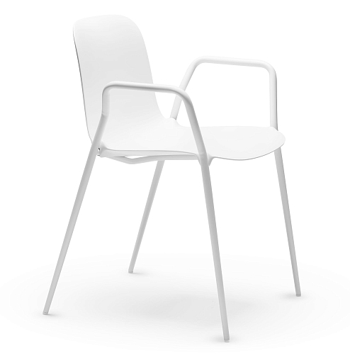 Dogo P White Chair (2-Piece Set)