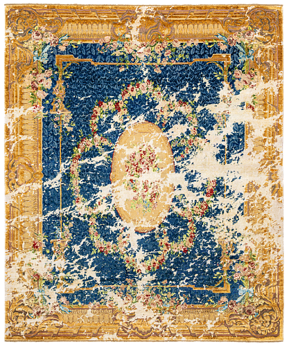 Savonnerie Luxury Hand-Knotted Rug