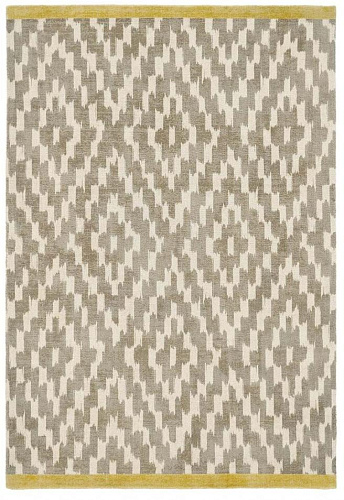 Diamonds Beige Handloom Wool Rug