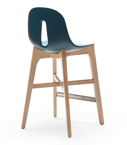Gotham W SG-65 Blue Bar Stool