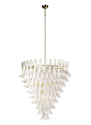 Murano Glass Leaf Round Chandelier