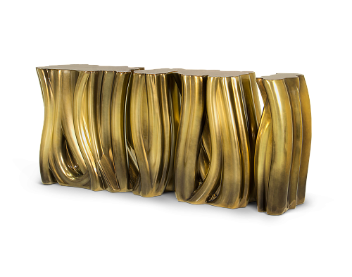 Monochrome Gold Premium Sideboard